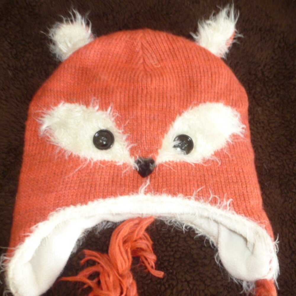 Adorable Warm & Cozy Winter Claires fleece lined  Knitted hat kids